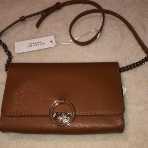 Versace Collection textured crossbody bag